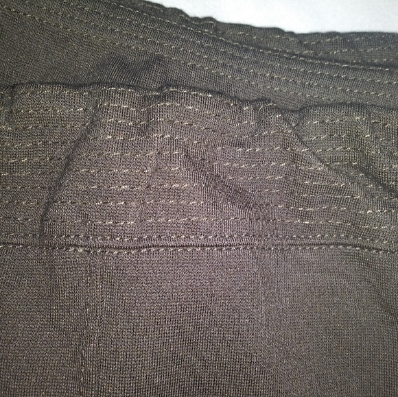 🆕Soft Surroundings | Olive Green Cropped Lounge Pants Size Large Petite - Picture 13 of 14